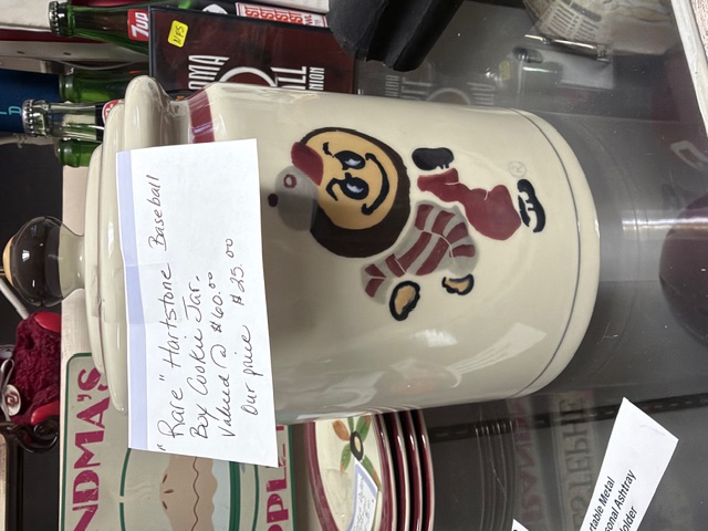 Rare Hartstone baseball boy cookie jar